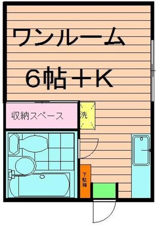 カノンコーポの物件間取画像